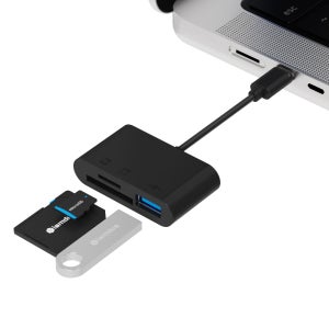 아이킨 3in1 SD카드 리더기 C타입 USB 케이블 멀티 리더기