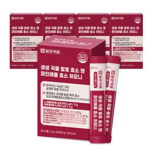 [포인트적립] 일양약품 파인애플 브로멜라인 곡물 발효 효소 유산균 임산부 소화 효소제 30포, 5개