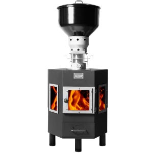 A 올쿡 불보라 펠렛난로 화목난로 25형 S028-25 야외용 캠핑장