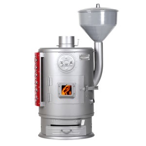 A 올쿡 스토브미 원형 펠렛 화목겸용 난로 15형 S003 캠핑용 난로