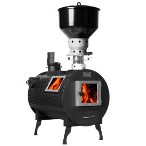 A 올쿡 불탱크 펠렛난로 화목겸용 25형 S041 야외용 캠핑