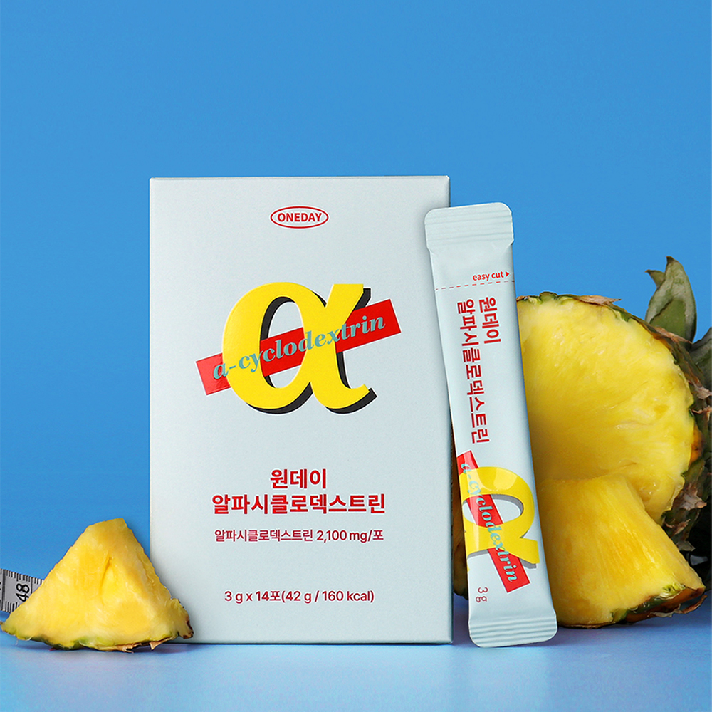 6박스 알파CD 원데이 알파시클로덱스트린 맛있는 파인애플맛