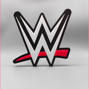 WWE 프로레슬링 로고 3D 프린팅 피규어 인테리어장식