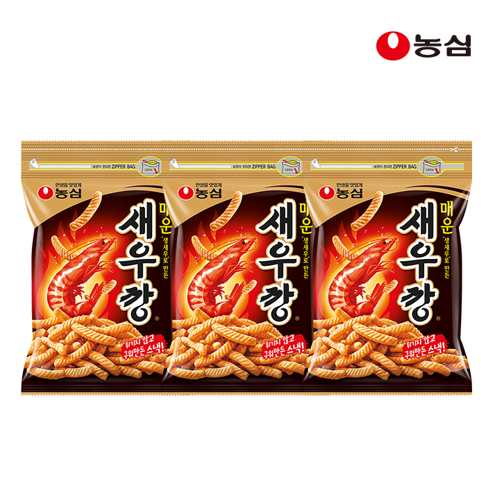 매운 새우깡 스낵