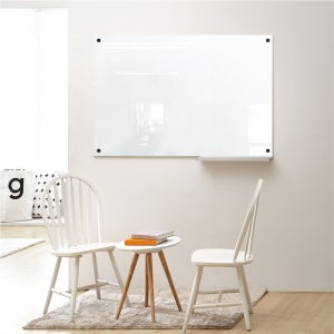 컬러 유리칠판 다보형 강화유리 글라스보드 자석 화이트보드 회사용 가정용 인테리어