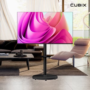 무빙큐빅스 블랙에디션 삼탠바이미 165cm(65인치) UHD 4K QLED 스마트티비 셋트 이동식 TV 삼텐바이미 중소바이미