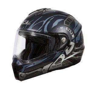 SOL 헬멧 SM-6P 사이보그 무광 네이비/블루 시스템 헬멧