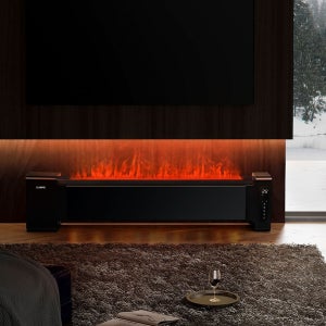 쿠오레 인테리어 불멍히터 가습기 사무실 대형 호텔 무소음 CH-LH20B