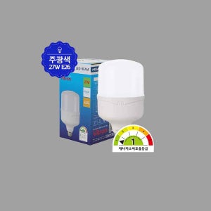 LED 메가맨 스틱 T벌브 램프 27W E26 주광색 전구색