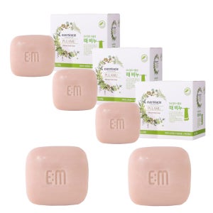 EM 때비누(100g /14개)탁월한보습 피부건강 식물성 때 세안 목욕 노폐물 각질제거