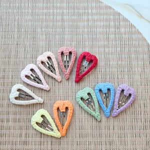 [4+1] 이쁜씨네 하트&니트 똑딱핀