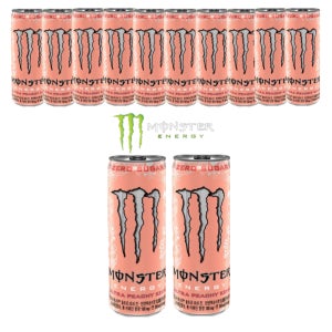 몬스터 에너지 드링크 피치 킨 355ml 12캔 고카페인음료 음료수