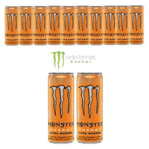 몬스터 에너지 드링크 선라이즈 355ml 12캔 고카페인음료 음료수