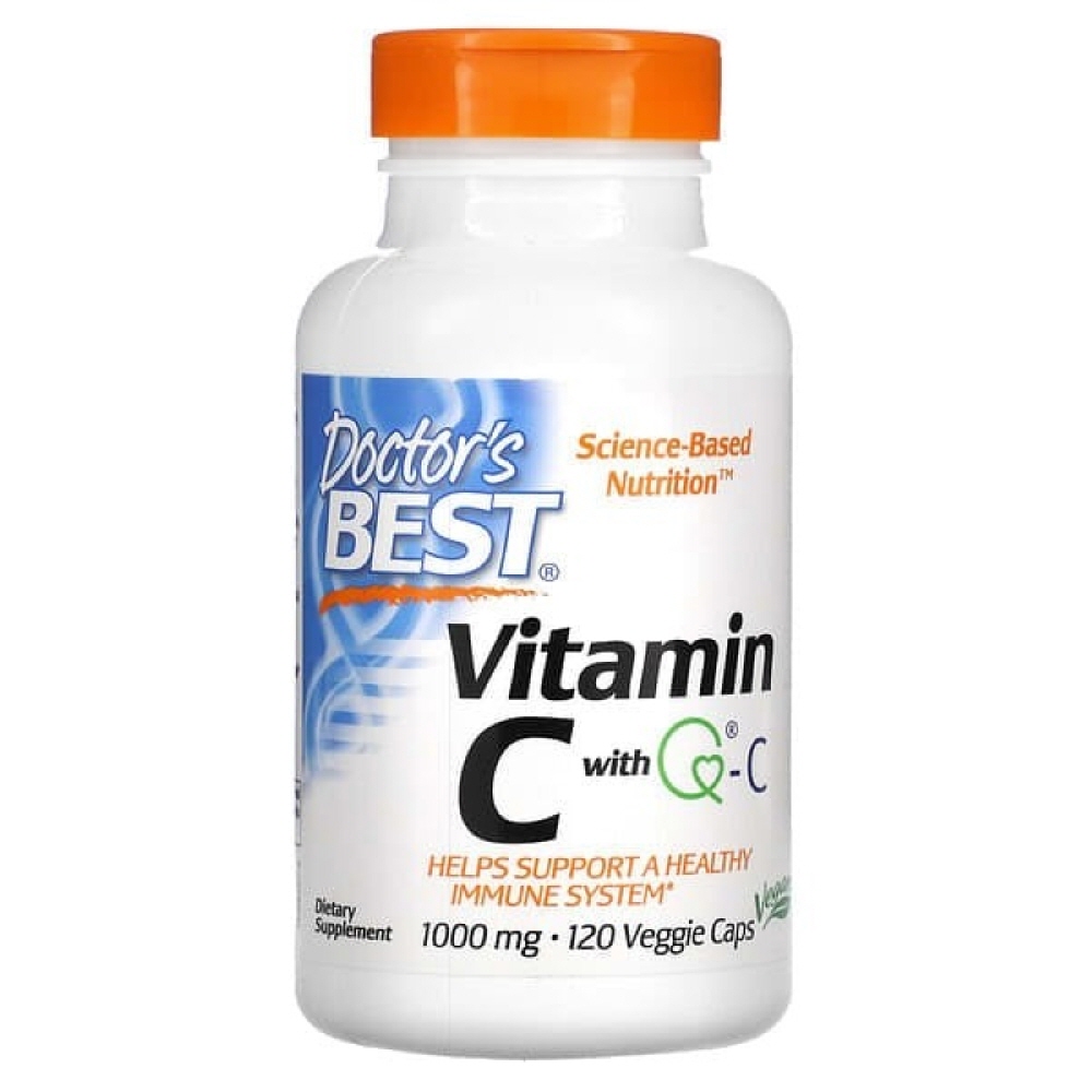 Doctor’s Best <b>비타민 C</b> with Q-<b>C</b> 1000mg 120베지캡슐