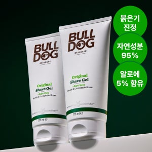 [불독] 오리지널 쉐이브젤 175ml X 2개(알로에 자연유래 진정 쉐이빙젤 면도젤)