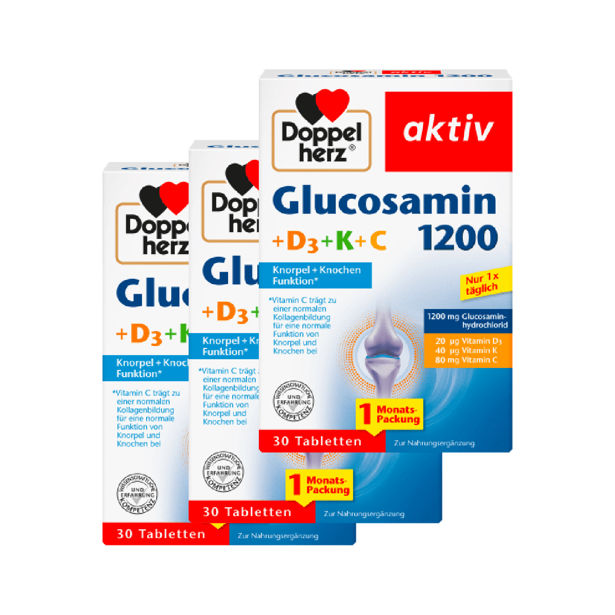 Doppelherz 더블 하트 글루코사민 1200정 30개입 3set