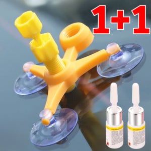 1+1 자동차 유리 수리 공구 자동차 유리 복원제 유리 크랙 복구 세트