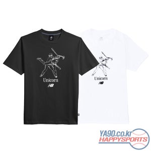 뉴발란스 NB 유니콘 그래픽 반팔 티셔츠 MT33701