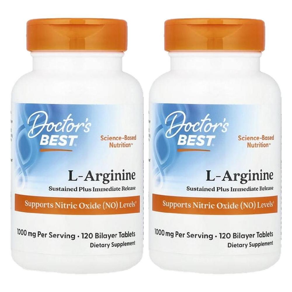 닥터스베스트 아르기닌 고약사 아르지닌 <b>알지닌</b> L Arginine 1000mg 120정 2병