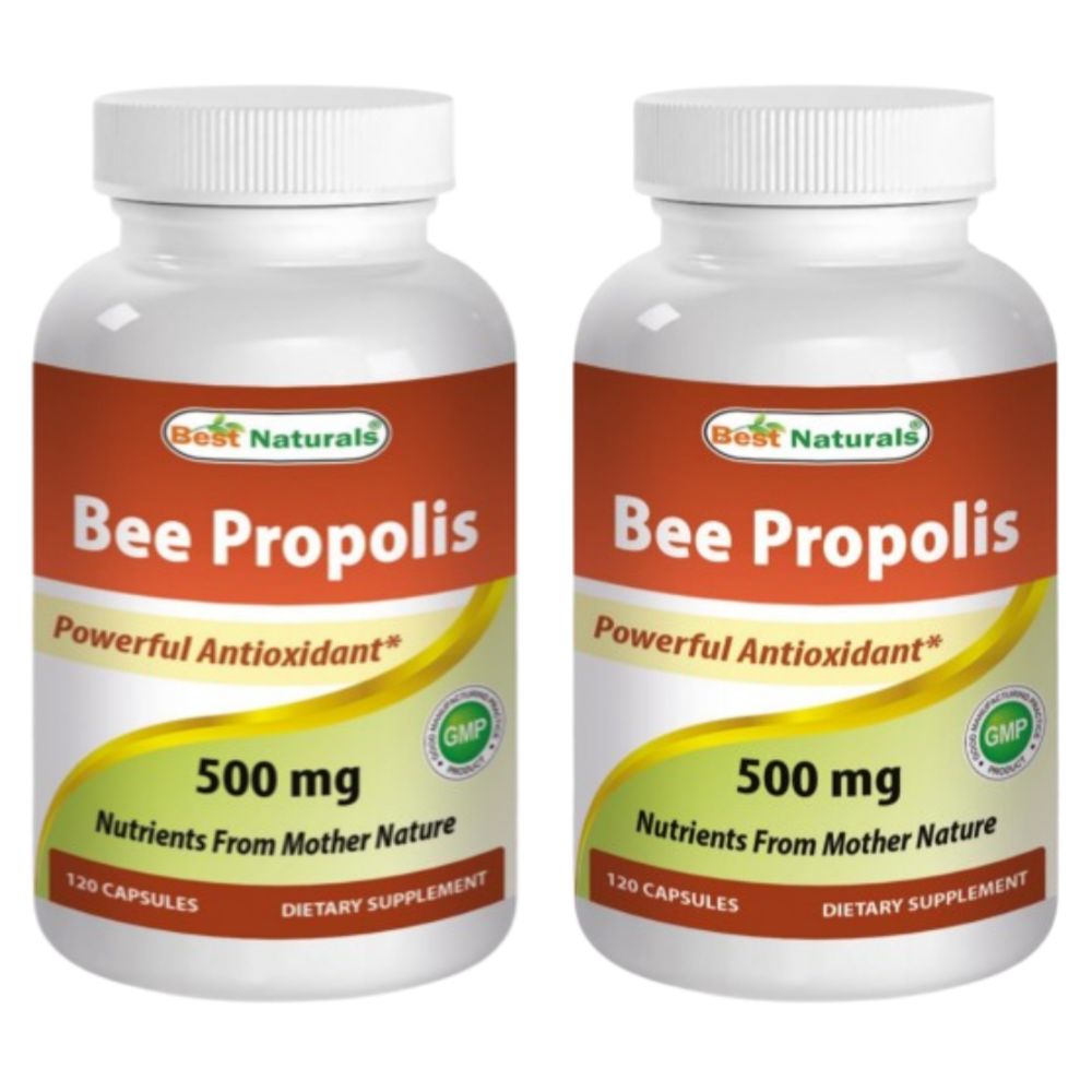 <b>프로폴리스</b> Bee <b>Propolis</b> 500mg 120 캡슐 2병