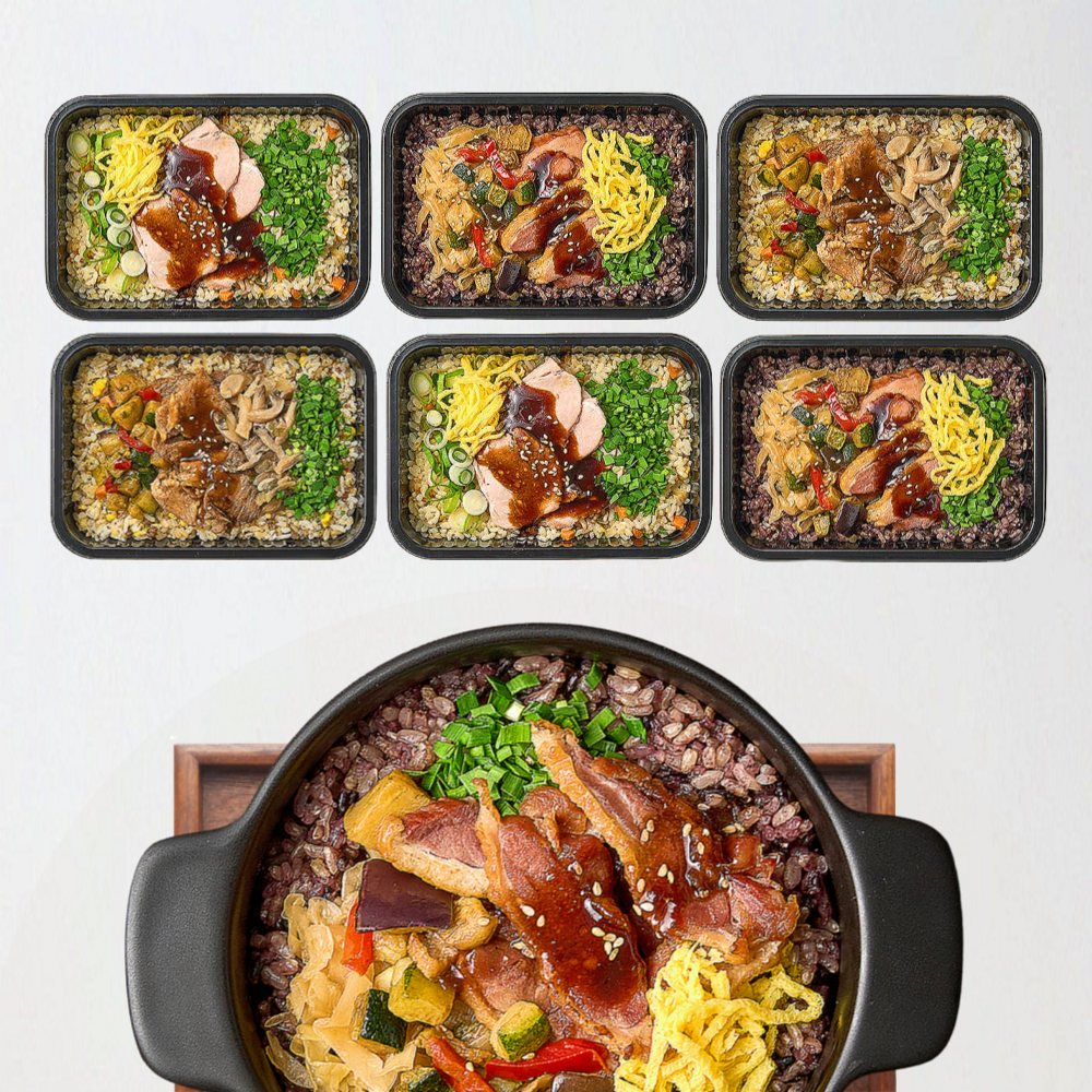 당뇨도시락 환자 식단배달 3종 6팩 점심구독 임당 반찬배달 냉동도시락 양많은 <b>아침</b> 저녁