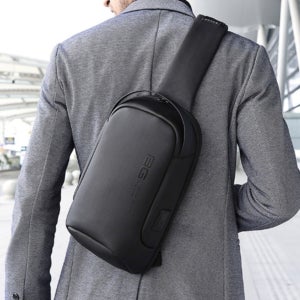 [레츠백] 여행용 미니 크로스백 남자 슬링백 가방 LB308DBNG
