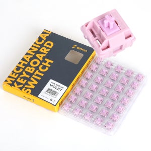 HMX WOBLAB Violet 리니어 기계식 키보드 스위치 5핀 (35개 패키지)