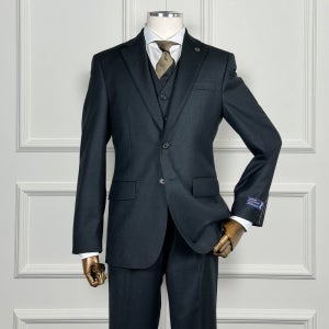 지이크 파렌하이트 남자예복 24FW 노치드라펠 울 캐시미어 쓰피스정장