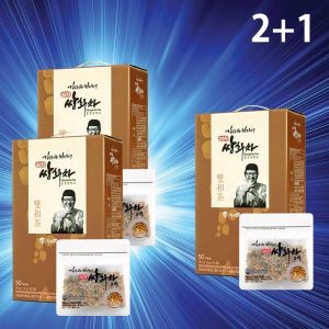 김오곤 진한 쌍화차 3박스 고명 세트 분말 국산 벌꿀 11재료 전통차 한방차 아버지 선물