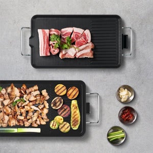 중형 전기 바베큐 생선 그릴 고기불판 WJ982