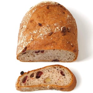 쌀 오곡현미 비건 호밀크랜베리빵 무첨가 무설탕 저당 과일 호밀 빵 VEGAN BREAD