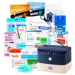 구급가방 구급파우치 특대형 22종세트 구급함 구급상자 세트 여행 응급키트 구급용품