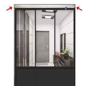 중문용 간편설치자동문 3연동 2연동 자동문 CT803-EASY