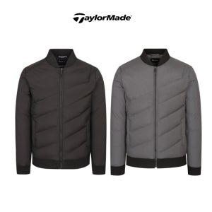 테일러메이드 남성 사선 퀼팅 구스 다운 골프 점퍼 TMDJL4204