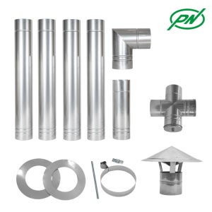 일반형 스테인리스 125mm 연통 4.5m 세트