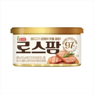 롯데웰푸드 로스팜97 200g 자취 반찬 밥도둑 안주 튀김 김밥 스팸