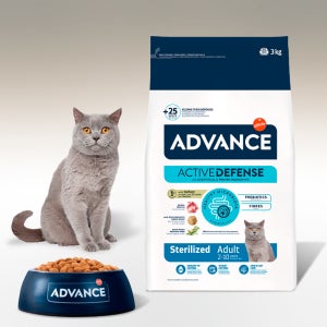 어드밴스 캣 스테럴라이즈드 어덜트 3kg 고양이 건식사료