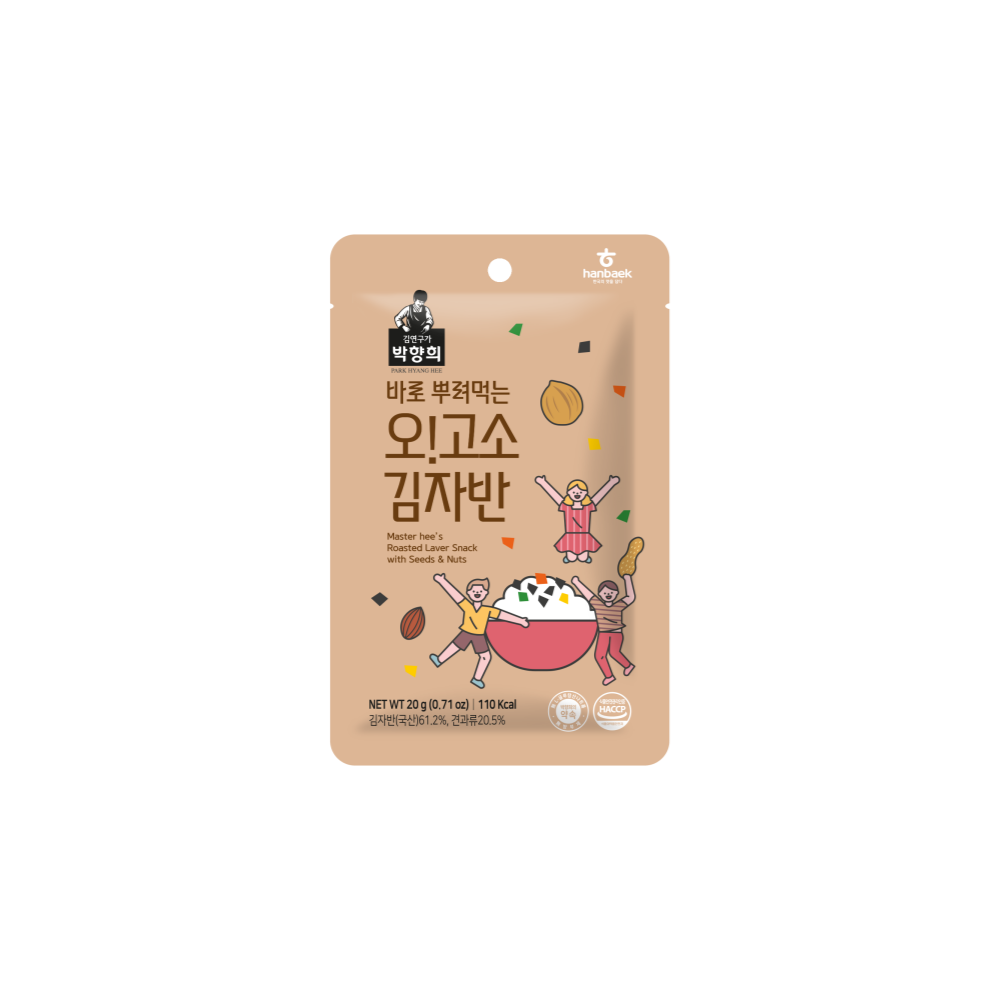 비빔밥김 박향희김 오고소 김자반(견과) 20g6봉