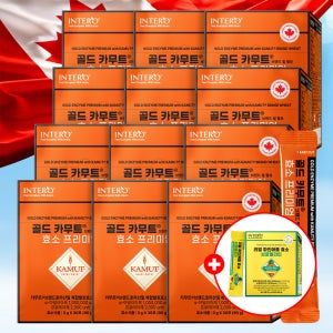 인테로 골드 카무트 효소 프리미엄 30포, 12개