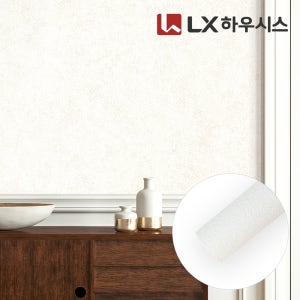 벽지왕 LX하우시스 회벽 벽지 PR034-01 1롤(5평) 디아망 리얼 매트 화이트 셀프도배 실크