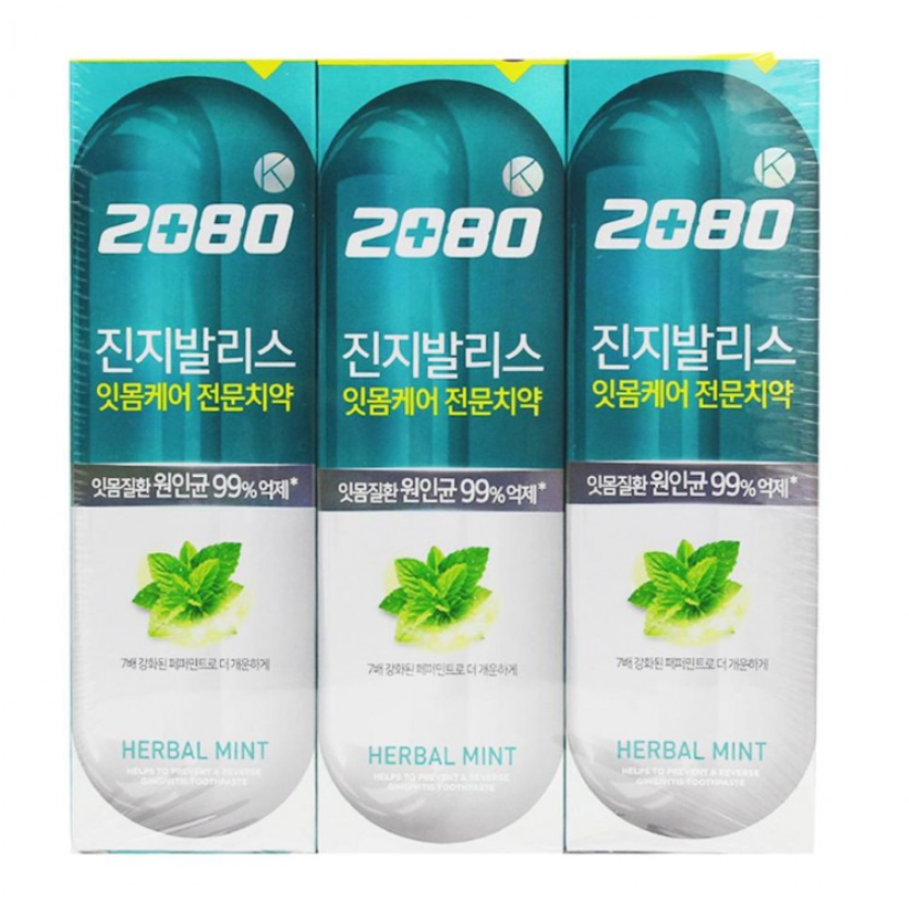 구내염 <b>잇몸 염증</b> 치은염 치조 농루 진지발리스 치약 3개