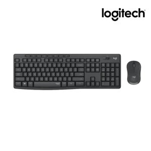 [국내정품] 로지텍코리아 MK295 Silent 블랙 무선 키보드 마우스 세트, 2.4Ghz연결, 좌우대칭형 마우스