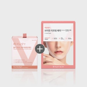 ★약손명가 작은얼굴 패키지 (리프팅 밴드 PRO 1BOX + 브이한 리프팅 패치 1BOX(7매))★ 턱선 브이라인 미백 PDRN 주름개선 패치