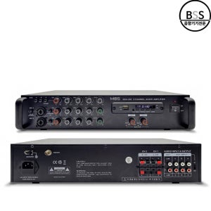 MOS MSA-200 파워앰프 2채널 240W 블루투스 USB 매장용 업소용 카페 마트