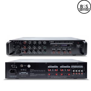 MOS MSA-400 파워앰프 4채널 960W 매장 업소용 카페 마트 랙장착 MSA400