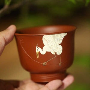 백로 다기잔 110cc 주니 중국찻잔 다도잔 자사 EA37