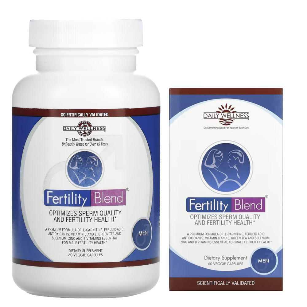 데일리웰니스<b>컴퍼니</b> Fertility Blend 엘카르니틴 푸마르산 엽산 <b>아연</b> 60정