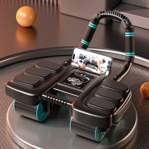 코어 AB 슬라이드 휠 슬라이더 복부운동 플랭크 복근롤러 4륜 복근 운동기구 H188