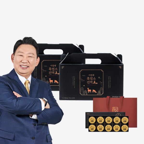 (총 2박스 60포 2개월분) 이경제 흑염소 진액 진 국내산 즙 엑기스 70ml