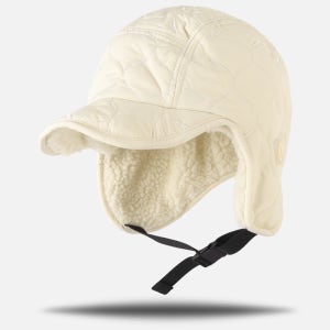 양털 퀼팅 패딩 귀달이모자 겨울 방한 트래퍼햇 양면 군밤모자